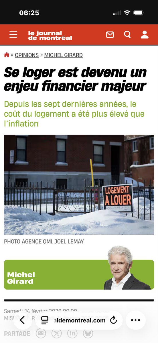 migirard's tweet image. Les hausses de loyer enregistrées en 6 1/2 ans à Montréal, Québec, Gatineau, Sherbrooke, Trois-Rivières, Drummondville… dépassent de loin les augmentations de loyer à Toronto, Vancouver, etc. 👇