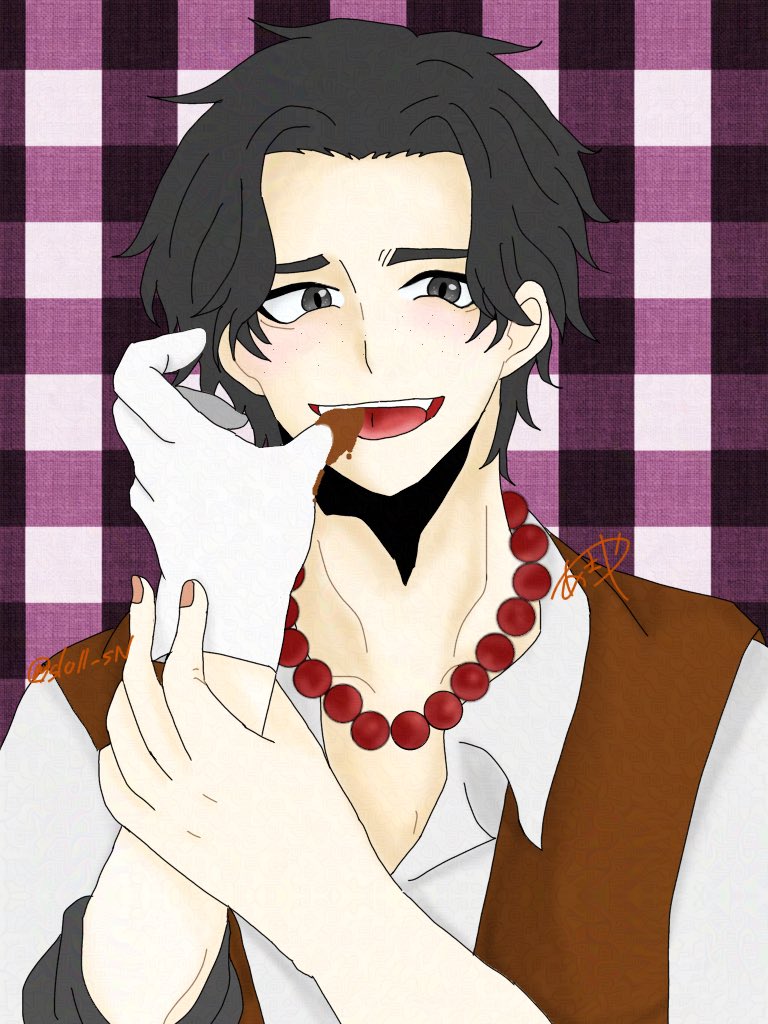 バレンタインもどき🎩くんと🔥🎩🔥風味🔥くん