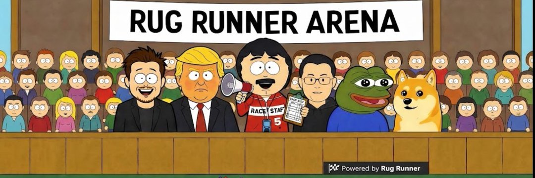 Jujaki_01's tweet image. Gamers imagine stepping into an arena where skill, competition, and crypto rewards actually connect.

That’s the vision behind @RugRunnerArena.

Early project, strong momentum, and clearly building toward competitive Web3 gaming utility. Quick breakdown 👇

◇ Rug Runner Arena is