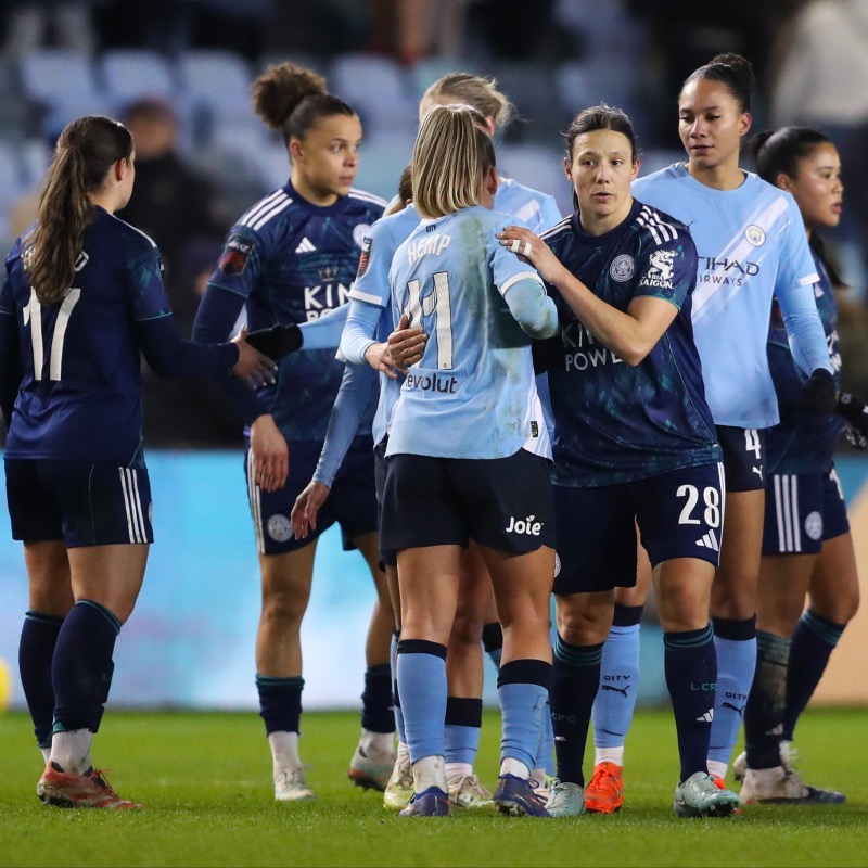 LCFC_Women's tweet photo. Dust ourselves down to go again next month ✊
Read the #MCILEI match report below.