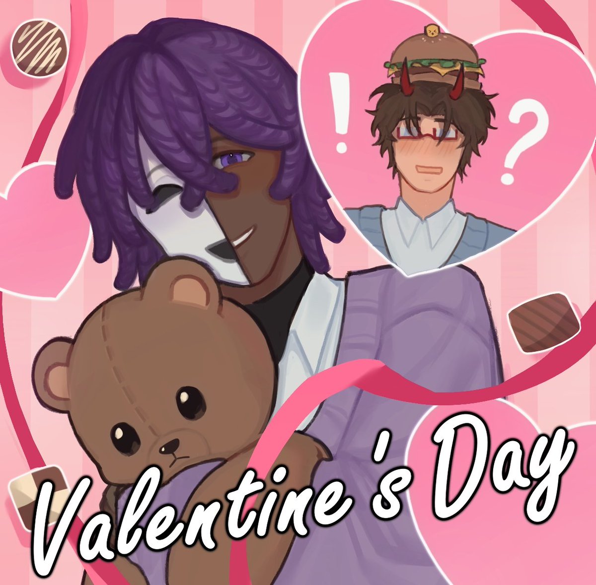 Rlno_0's tweet photo. Happy Valentine's Day‼️ 

(Hi guys, it's been a long time since I posted any arts on X cuz I've had a lot of things I need to focus on at school, so I might not upload anything here🥀. But dw, I'm not going to disappear I'm just busy. That's all)

#77noli https://t.co/uadf3mnvSq