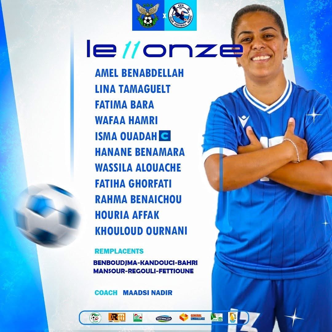 Lesvertes_dz's tweet photo. 𝗟𝗔 𝗖𝗢𝗠𝗣𝗢’ 📝

Voici les 11 joueuses du CF Akbou qui démarrent le match de la 16é Journée de championnat face au CSC 🔥

#CFAKBOU #CSCvsCFA https://t.co/A15AHKzsih