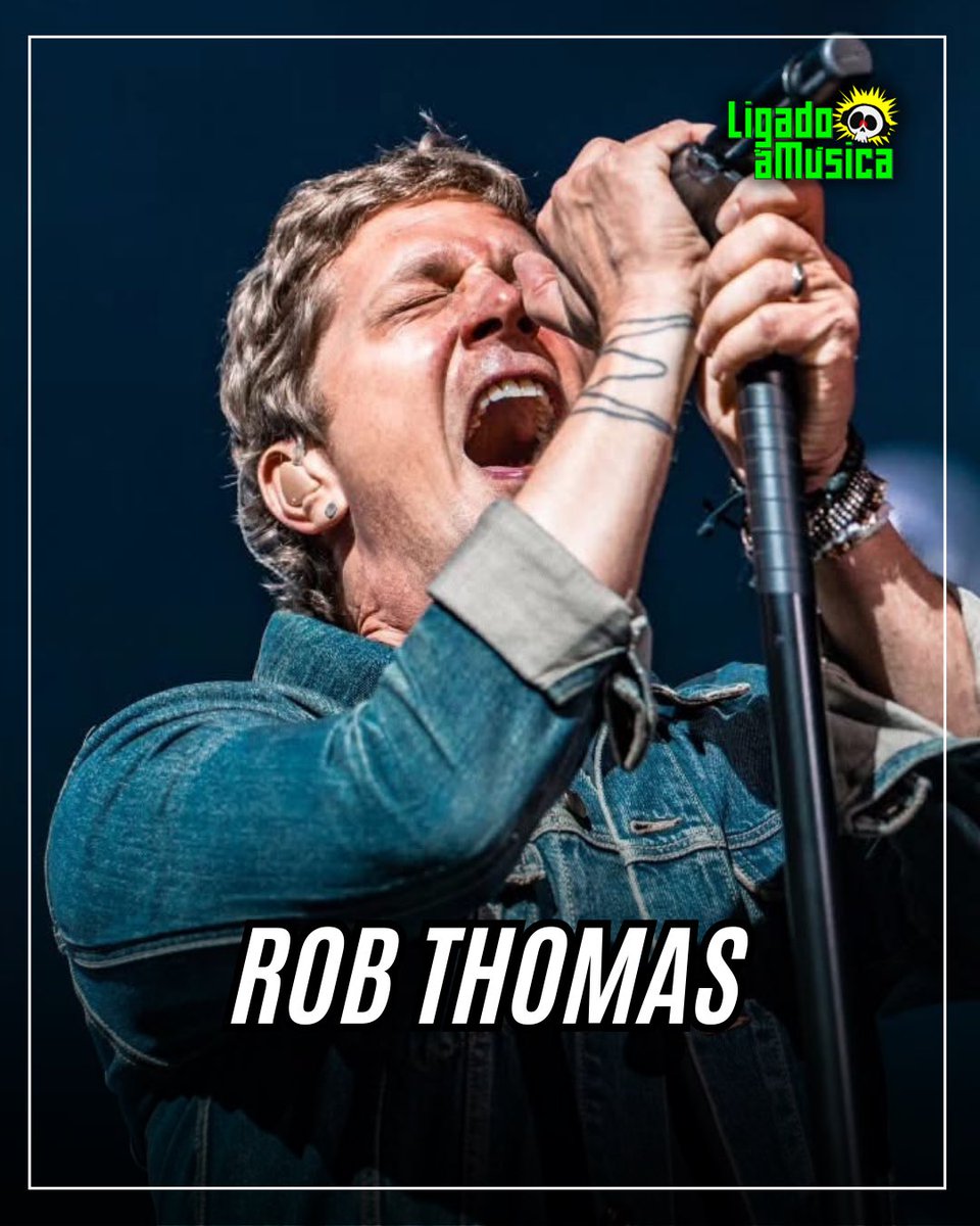 Rob Thomas, vocalista do Matchbox Twenty, completa 54 anos.

#robthomas #matchboxtwenty #ligadoamusica