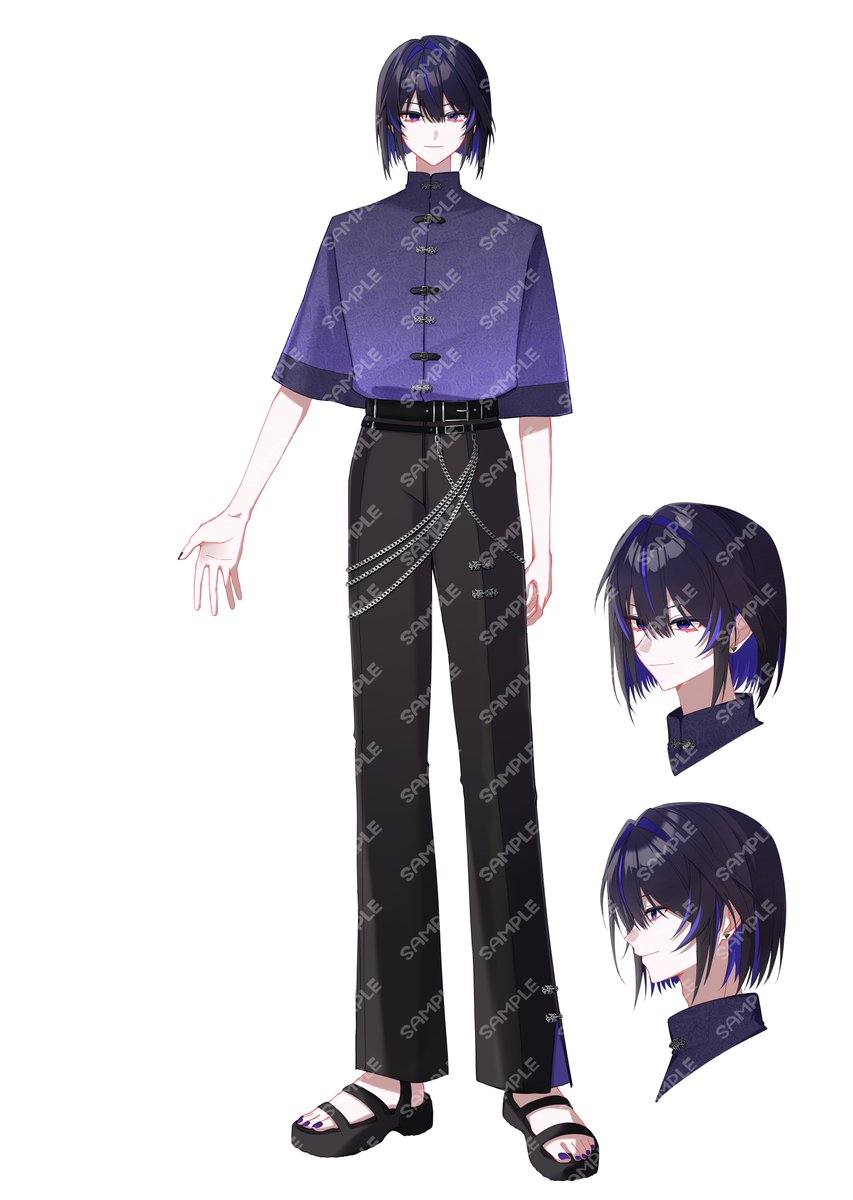 全身+キャラデザ依頼です ご依頼ありがとうございました🐟