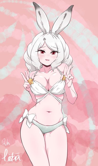 ずっと前に描いたウサギたち 