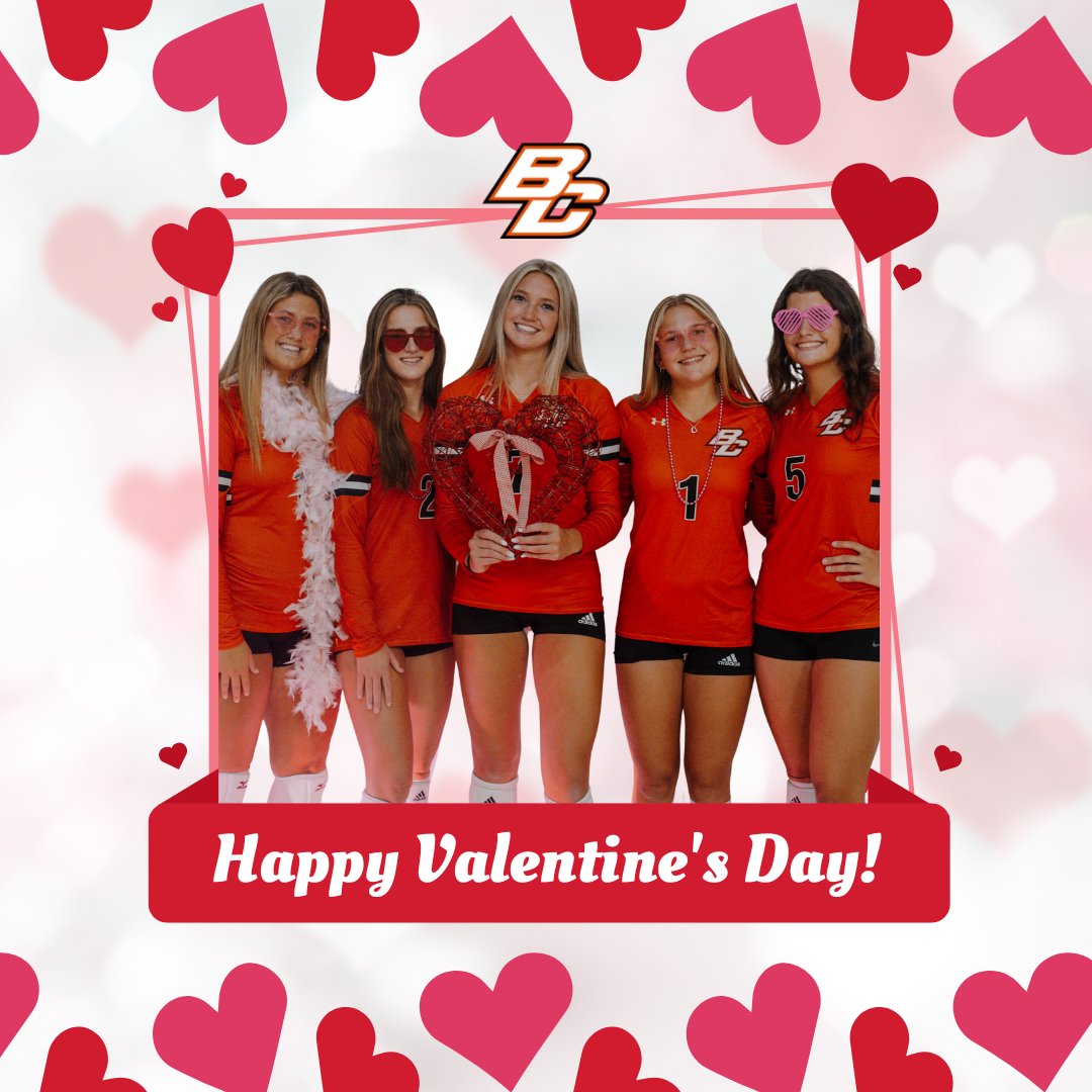 byroncentervb's tweet image. Happy Valentine's Day! Love, BCVB 🧡 #GoBulldogs #BCVB