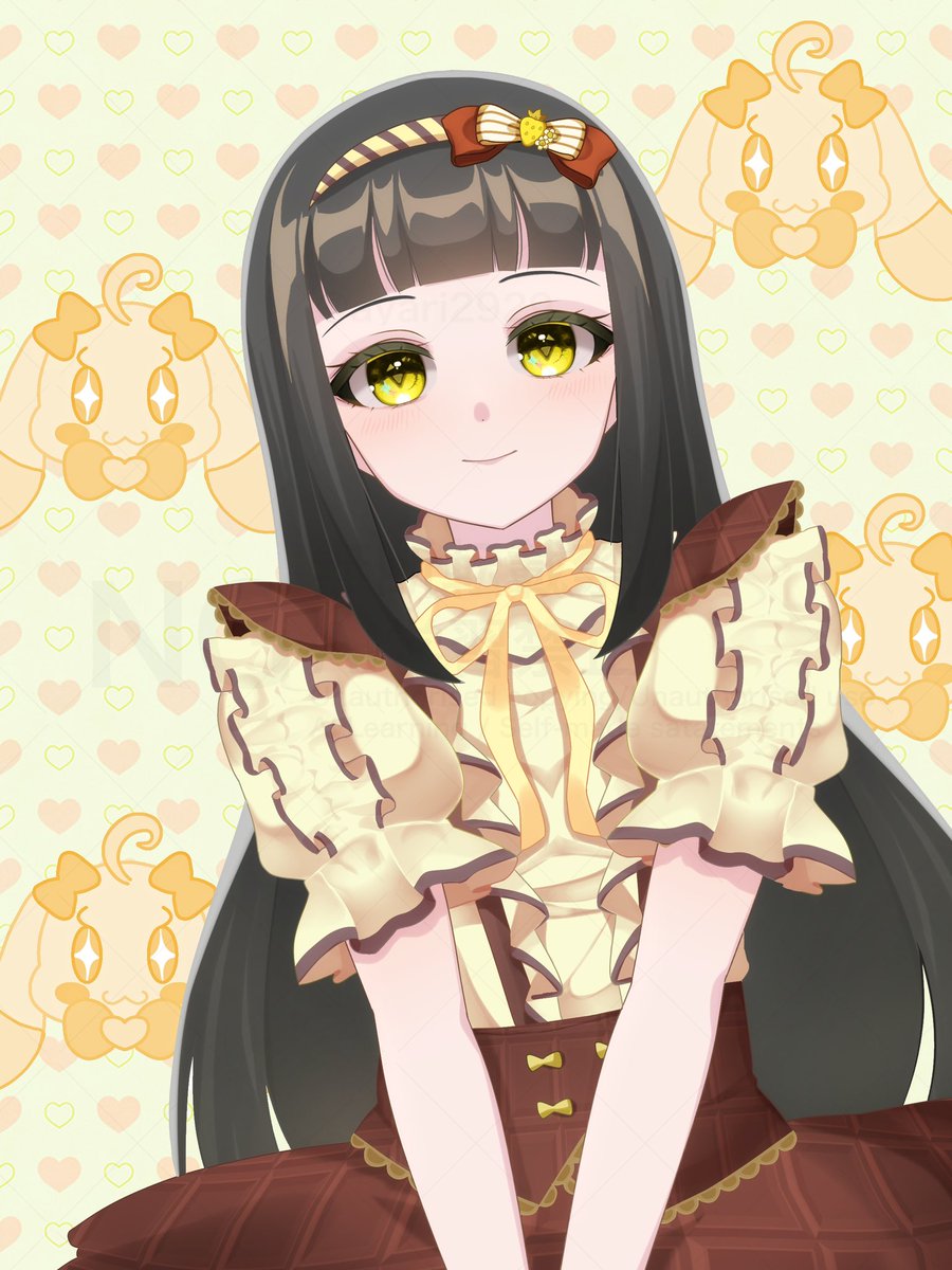 ayari2929's tweet photo. ショコラティエコーデをつむぎちゃんに着てほしい🍫🍌　
#アイプリ https://t.co/A07gDvD8HA