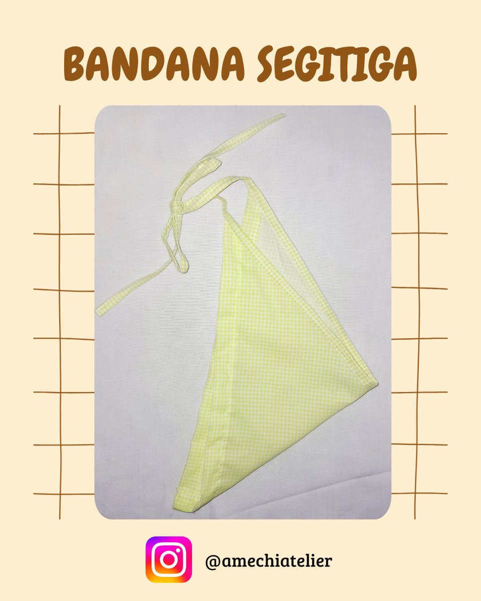 amechiatelier's tweet photo. 🎀 WTS Handmade Bandana 🎀
Cute, soft colors &amp; comfy to wear 🤍
💸 Start from 13K–22K
🌸 Pink muda &amp; hijau
🤎 Bandana Segitiga: coklat, pink, hijau, biru
📐 Size 25x25 / 30x30 (khusus Bandana Segitiga)
🧵 Pre-Order (PO) 7 hari https://t.co/o8Jbza3FMo