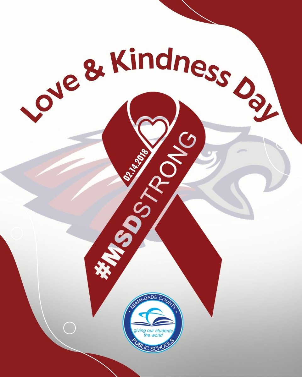 Today, we hold the Parkland community close to our hearts. In honor of the lives lost at Marjory Stoneman Douglas, we observe a day of Love and Kindness across <a href="/MDCPS/">Miami-Dade Schools</a>. By choosing service over self and kindness overall, we turn remembrance into action. Let’s honor their legacy by