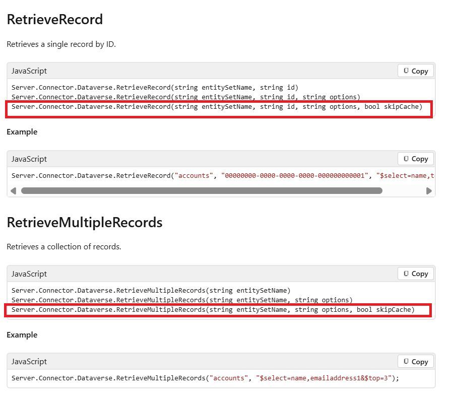 michelcarlo's tweet image. Massive Power Pages update - A supported way to bypass the cache😱 

⚠️ Use this selectively, as skipping cache may impact performance.
🔗learn.microsoft.com/en-us/power-pa… #PowerPages #ProDev #PowerPlatform