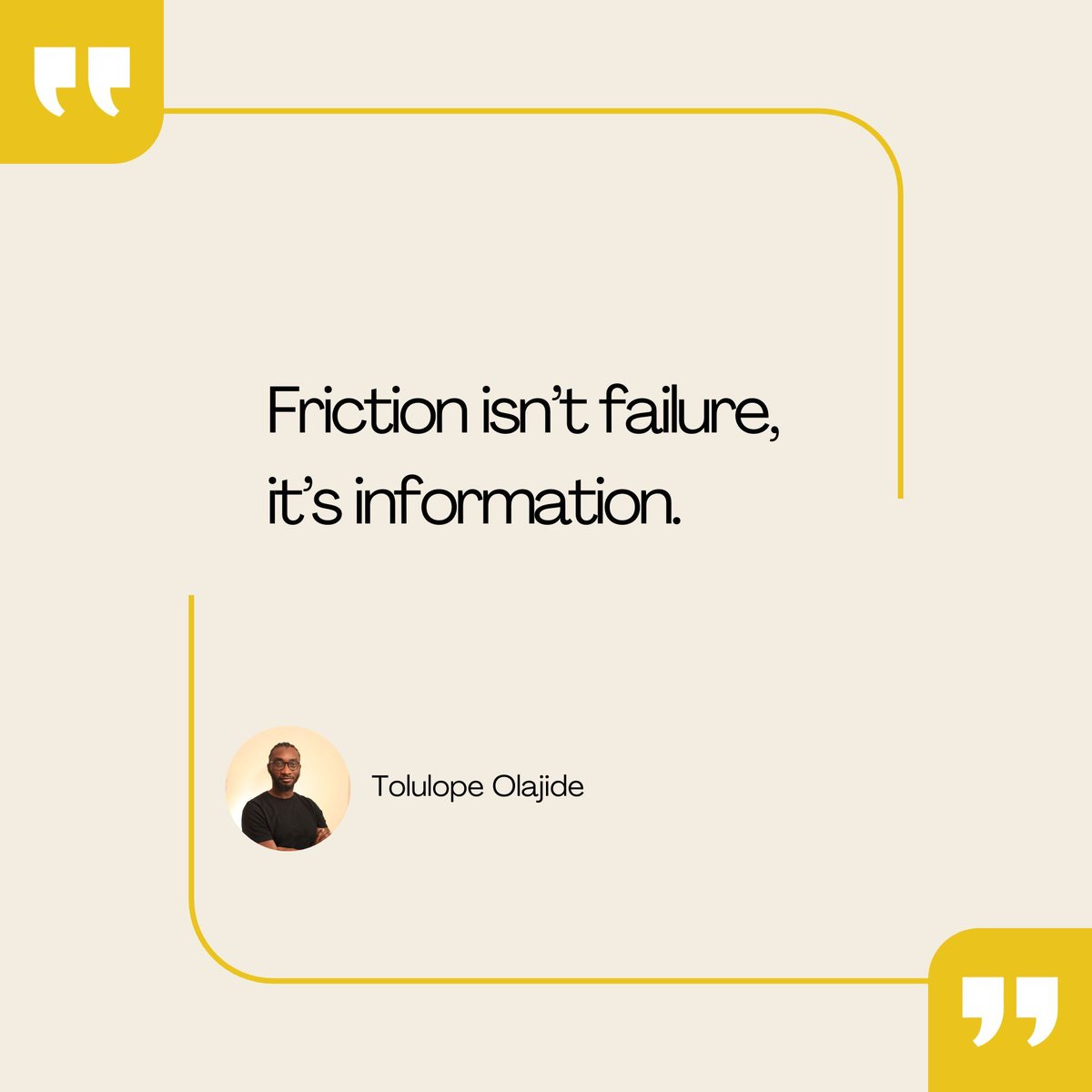 TMOlajide's tweet photo. Friction isn’t failure.
 It’s information.

It tells you:
+ where authority is missing
 + where power is informal
 + where responsibility is unsupported https://t.co/WY1OQP11cG