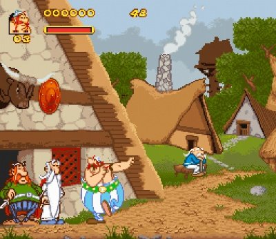 nupeart's tweet photo. 7. Astérix &amp; Obélix: Bash Them All!

A este también jugué por los cómics y la serie que veía de pequeña 👶🏽

Es un Beat 'em Up basado en el mundo de Astérix y Obélix. El juego es normalito pero me gustaron mucho los sprites y movimientos, me recordaron mucho a mi infancia 😍 https://t.co/PfJBbeUPmB