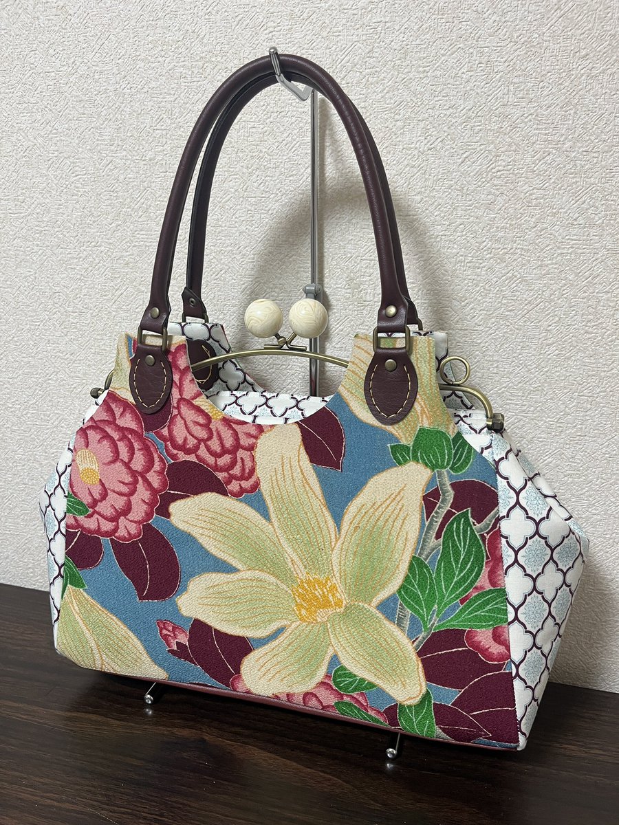 骨董輪舞曲 新作がま口バッグ＜其ノ弐＞ ハレの旅立ち 「祝福の空