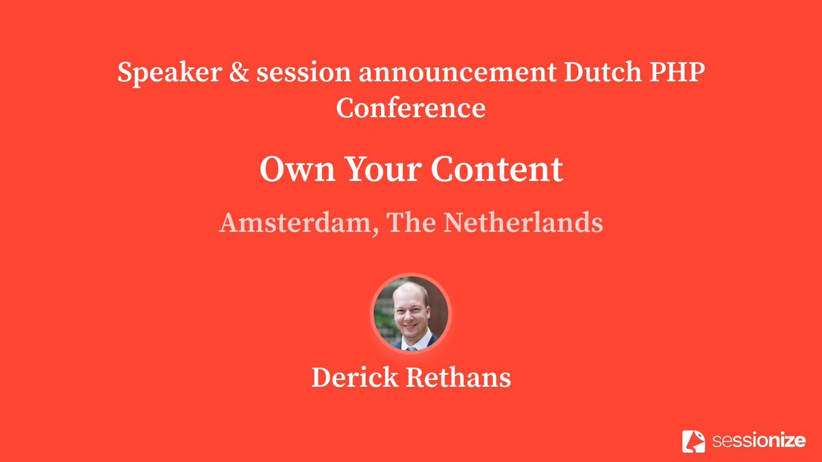 Dutch PHP Conference tweet media