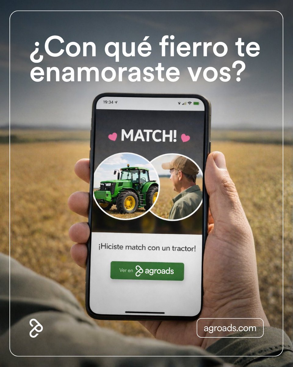 En el campo también hay matchs 😍🚜

¿Con qué fierro te enamoraste vos?
Contanos en comentarios👇

#MesDelAmor #HumorAgro #Agroads #agro #match #enamorados #campo #campoargentino #sanvalentin