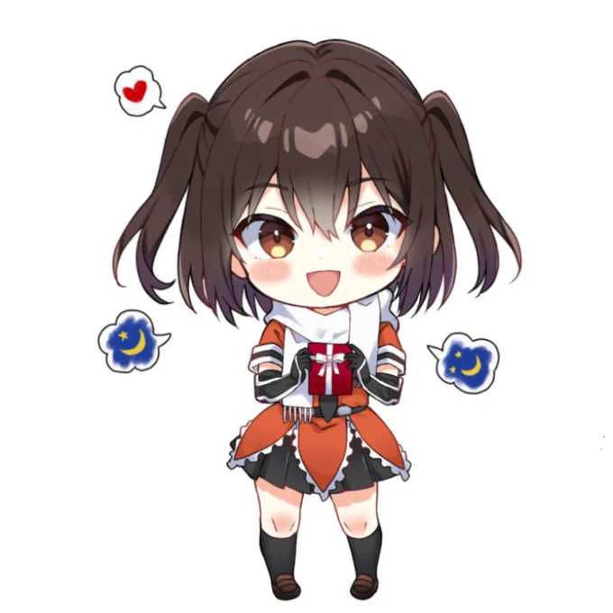 川内ちゃんからハッピーバレンタイン 「お返しは夜戦でいいよ!夜戦〜!」 #艦これ