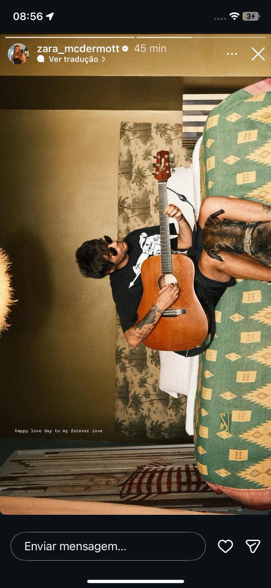 zara vivendo o sonho de muitas