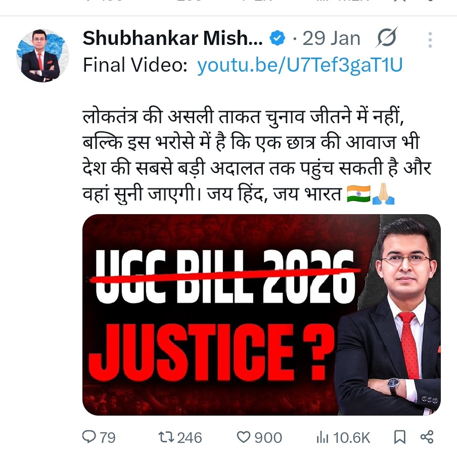 Your propaganda is crystal clear, Mishra Shubhankar!