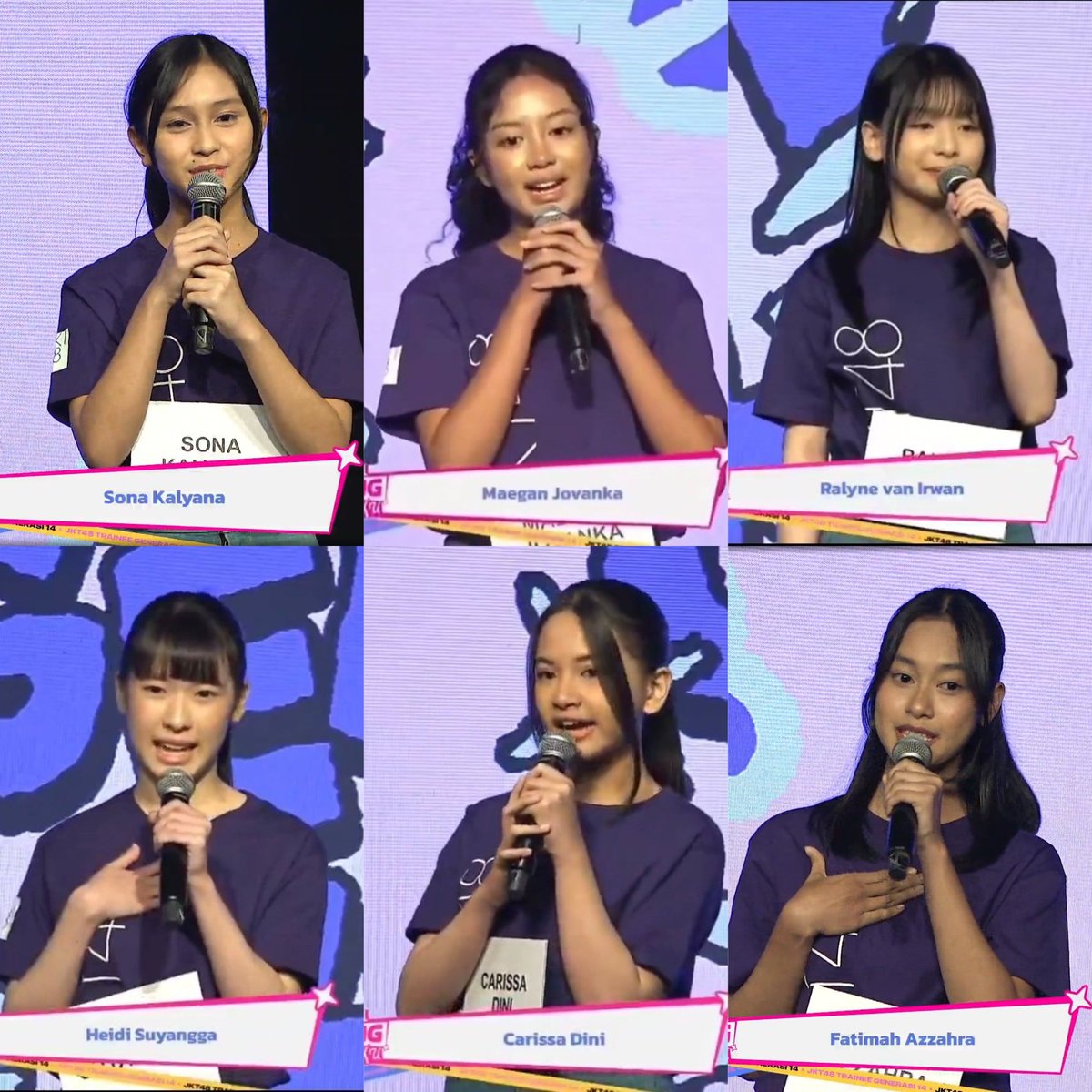 vvotanet's tweet photo. Ini dia 11 member generasi ke-14 JKT48 💜. Siapa yang belum punya oshi? ☝️
https://t.co/v6ok9T4lT7