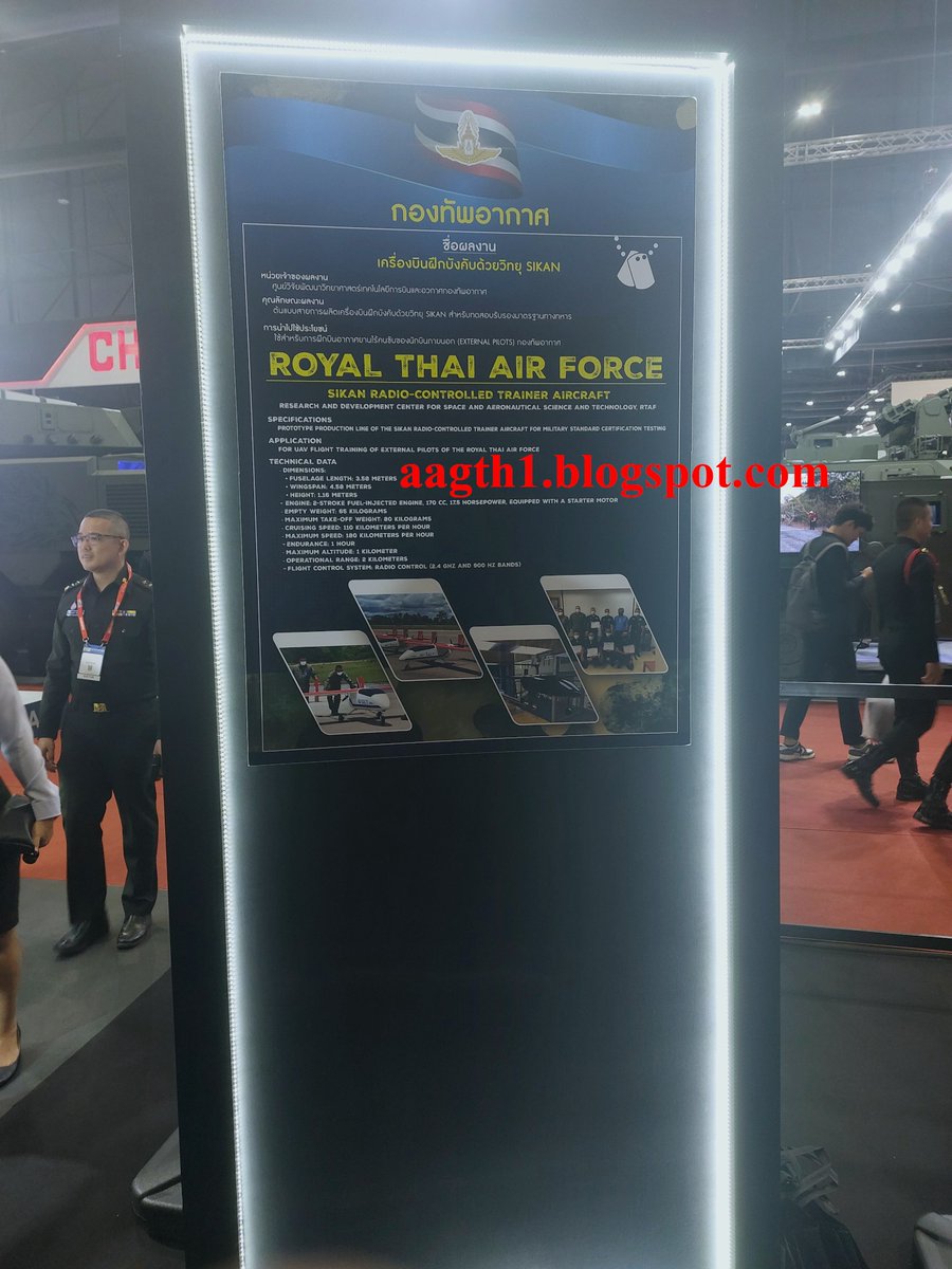 aag_th's tweet photo. 🇹🇭📡🛰️AAG_th บันทึกประจำวัน: กองทัพอากาศไทยทดสอบระบบสื่อสารผ่านดาวเทียม #SATCOM กับอากาศยานไร้คนขับ #SIKAN #UAV ที่พัฒนาในประเทศ
https://t.co/rSiIJfnF8o
#Thailand #AirForce @RtafNews #RTAF #กองทัพอากาศ #Aircraft https://t.co/7BauxdSWUc