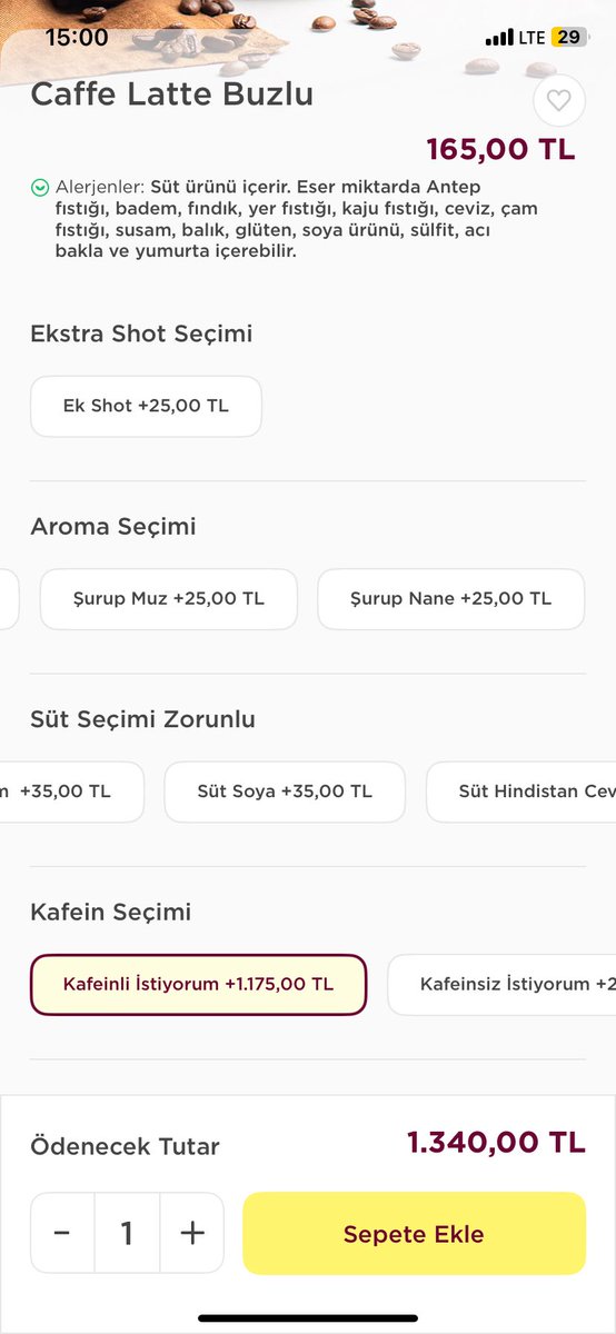 simyguzel's tweet photo. Kahvenizi 1200₺ farkla kafeinli ister misiniz hajsnsodneşemsşene @kahvedunyasi https://t.co/2us3lbVXb4
