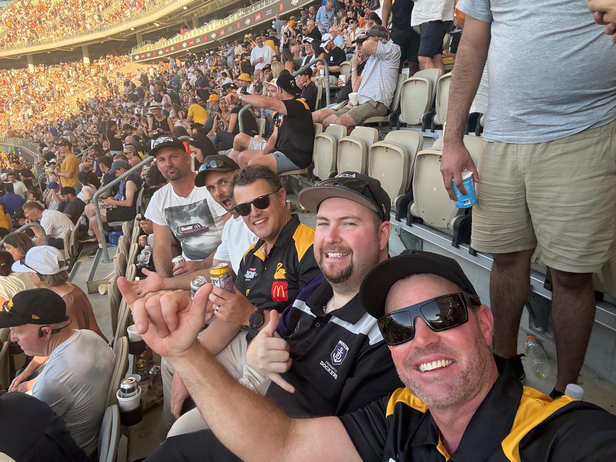 tomarshy86's tweet photo. What a day. LADS enjoying Origin football again #BlackDucks https://t.co/DOBaV05m5Q