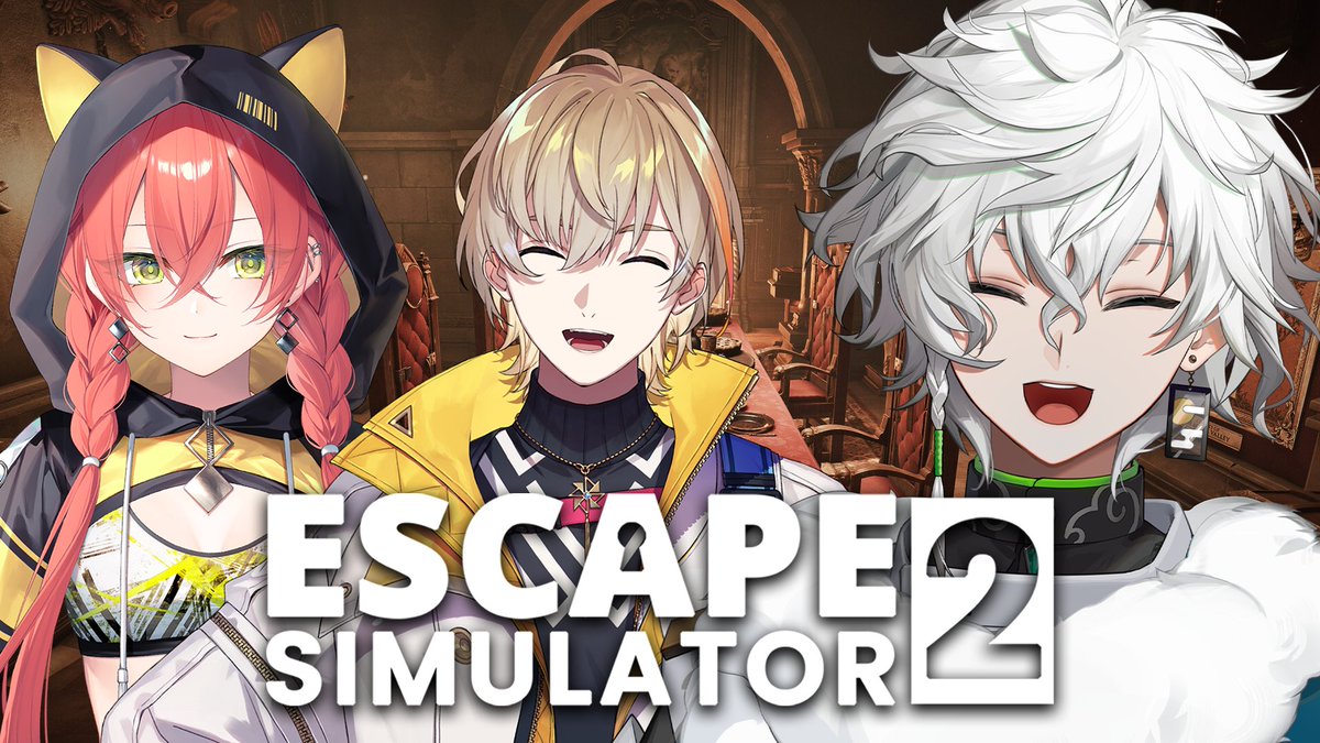 【脱出ルームシミュレーター2】突如呼ばれた地は 脱出【叢雲カゲツ/にじさんじ】 youtube.com/live/XfKaRj1Ey… <21:30>