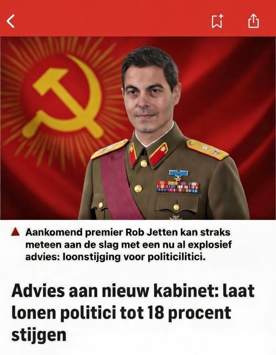 RubenWizard88's tweet image. Kameraden!

De Partij heeft gesproken: 12% meer voor volksvertegenwoordigers, 15% voor ministers, 18% voor raadshelden!

En de 36% vermogensbelasting? Die blijft keurig staan, over fictief rendement, want de staat weet beter wat je "verdient"!

Jullie? Mond dicht en belasting