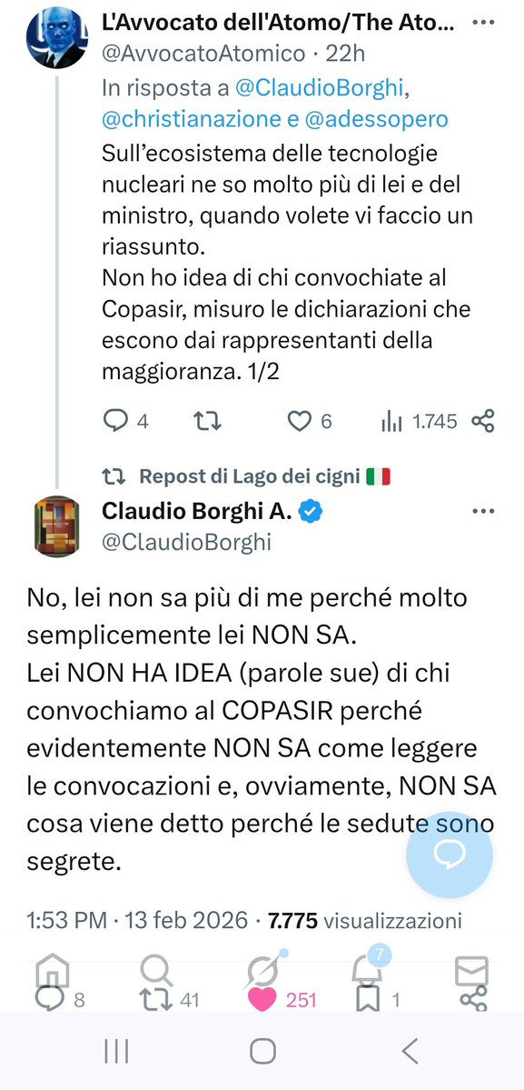 Come se non bastassero il perazzetti e l'antani, la sabrina e fuffolina, l'improta e l'horror mundi, arriva anche l'atomico.
Attacco di saturazione alla nostra comunicazione. Chi gli dà corda è nemico.