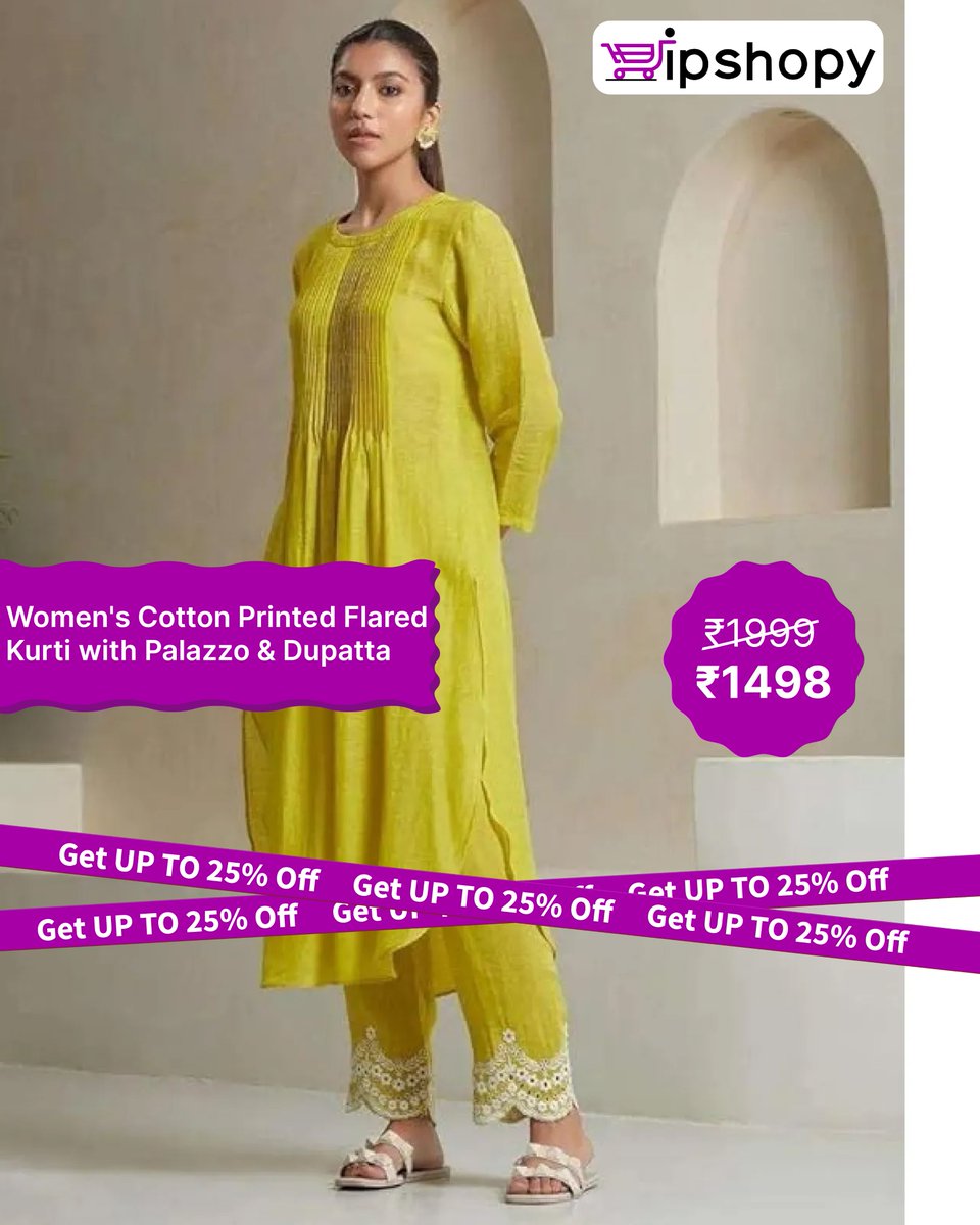 ipshopyofficial's tweet image. ✨ Elegant Women’s Cotton Kurti Sets – Stylish, Comfortable &amp;amp; Perfect for Every Occasion. Shop now and enjoy amazing discounts on trendy ethnic wear!
#KurtiSet #WomensFashion #EthnicWear #CottonKurti #IndianStyle #FashionSale #TrendingNow #IpShopy