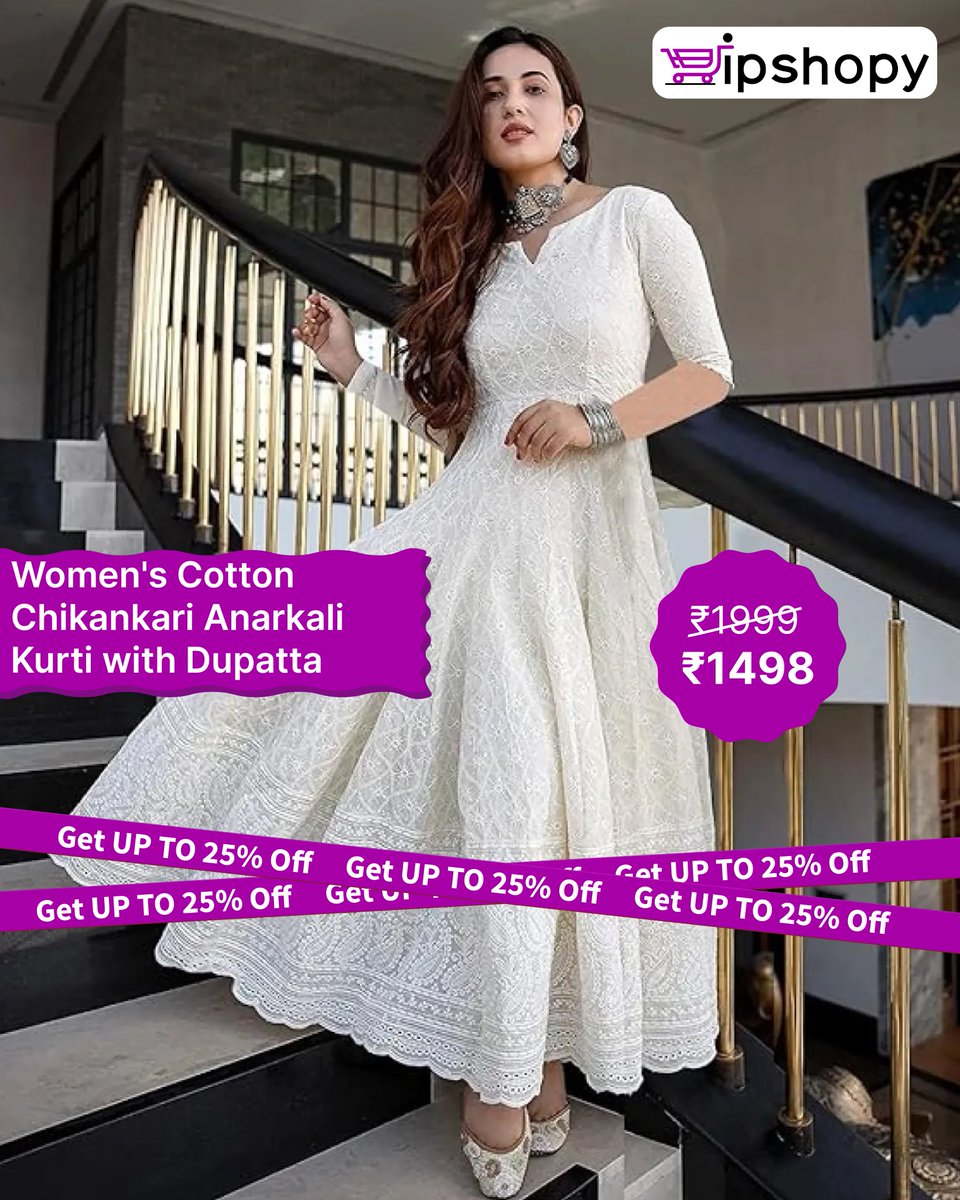 ipshopyofficial's tweet image. ✨ Elegant Women’s Cotton Kurti Sets – Stylish, Comfortable &amp;amp; Perfect for Every Occasion. Shop now and enjoy amazing discounts on trendy ethnic wear!
#KurtiSet #WomensFashion #EthnicWear #CottonKurti #IndianStyle #FashionSale #TrendingNow #IpShopy