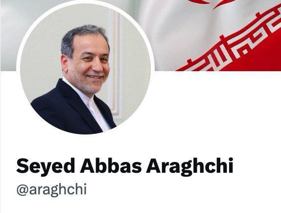 این وسط ایلان ماسک تیک آبی عراقچی رو حذف کرده.🤣🤣🤣
