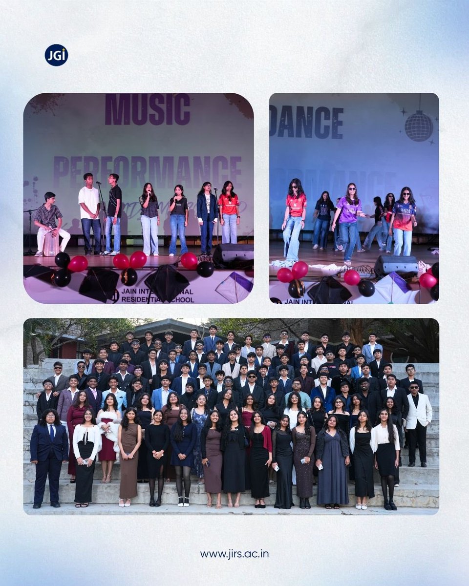 jirsbangalore's tweet photo. “JOIE DE VIVRE” at JIRS was more than a farewell it was a celebration of bonds, gratitude & new beginnings.
Organised by Grade 9 for their Grade 10 seniors, the evening brought joy, laughter & lasting memories amidst board prep.
#JOIEDEVIVRE #JIRS #BestWishes #BoardExams https://t.co/ZU7g97Hg4V