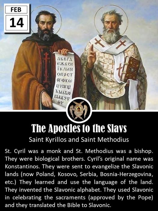 Saints Kyrillos and Methodius, also known as Cyril and Methodius, were ...