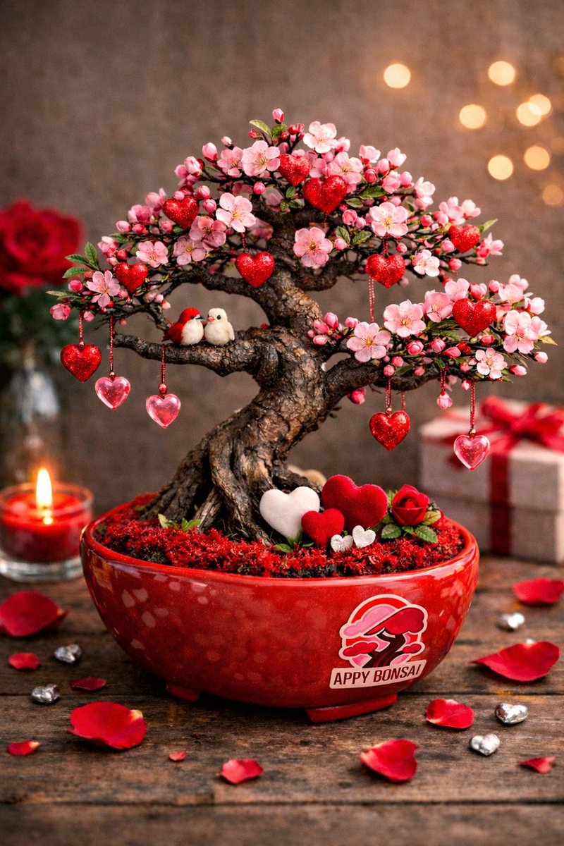 AppyBonsai's tweet photo. Appy Bonsai wishes a happy Valentine’s Day to all bonsai lovers ♥️
#ValentinesDay #bonsailover #bonsai https://t.co/CFPzJZHbf4