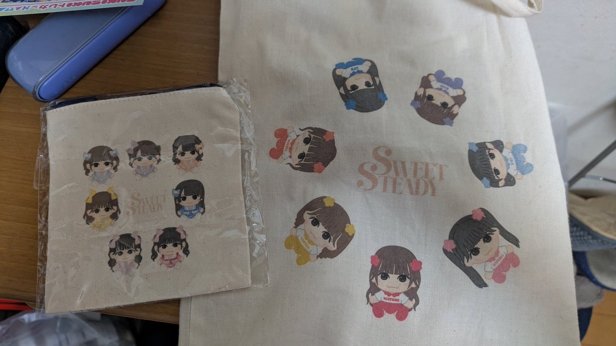 ポーチよく見たらぬいのビジュ変わってるからすいすてもそろそろVer.2が来るかな！？
