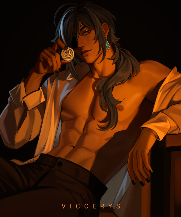viccerys's tweet photo. Happy Valentines Everyone 💘
#alucard #zhongli #kaeya #art #castlevania https://t.co/KxKMM0twJ8