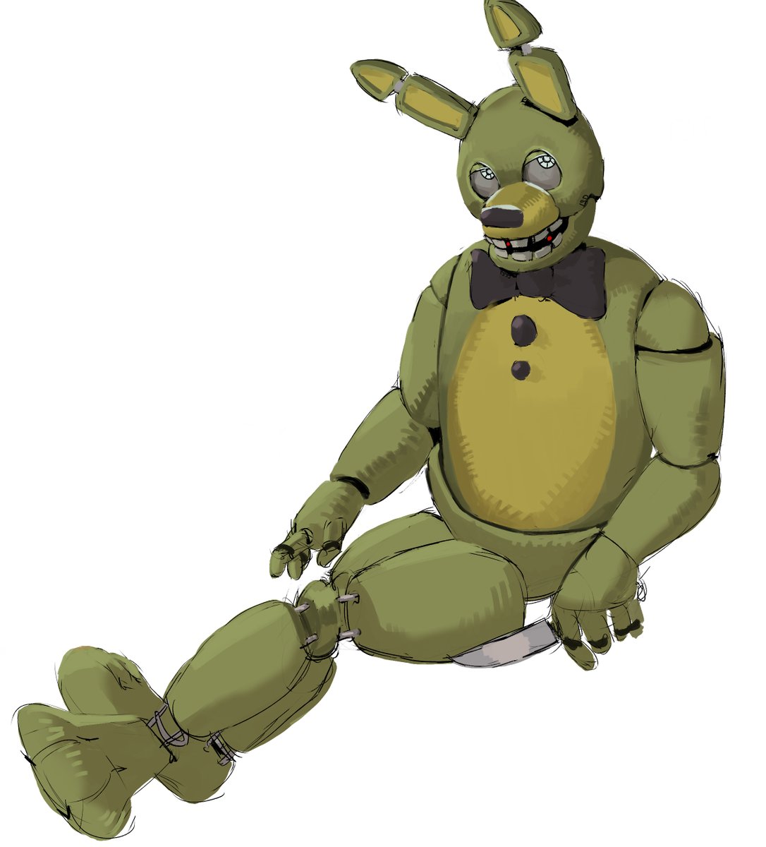 spowkyson's tweet photo. #fnaf #fnaffanart #chica #springtrap https://t.co/aKiTz2vXGC