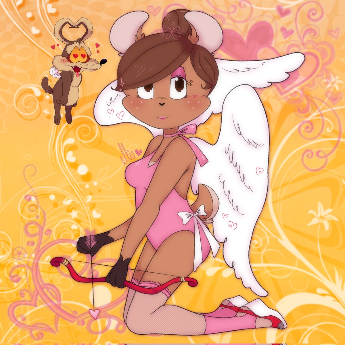 ♡゙₊˚ ⋅ HAPPY VALENTINE'S DAY!! 🩷🏹

⊹ #Looneytunes #wileecoyote #Ocxcanon #yumetwt ⊹