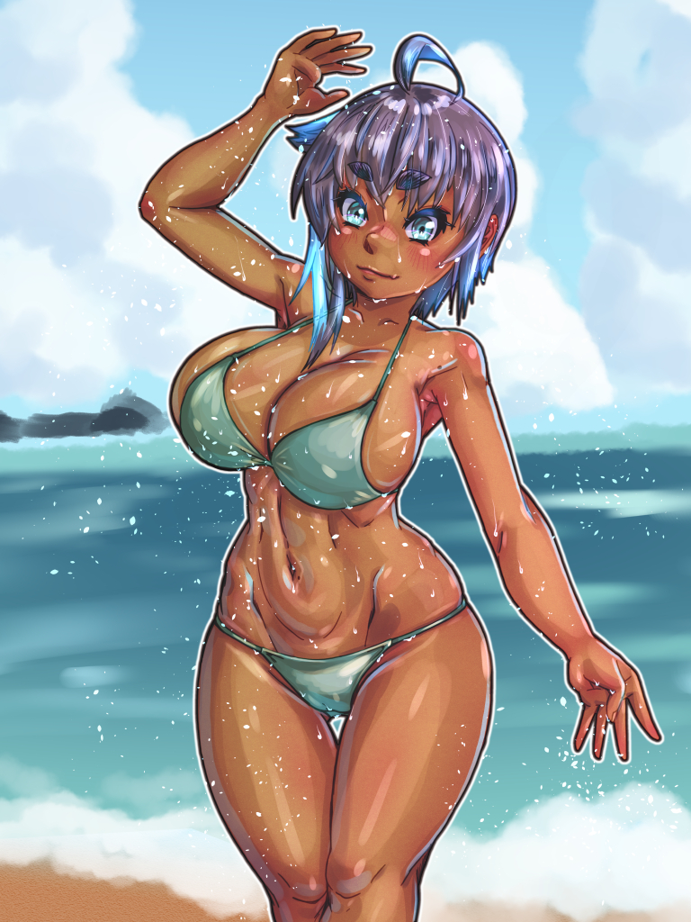 #バレンタインだから褐色肌貼ろうぜ 