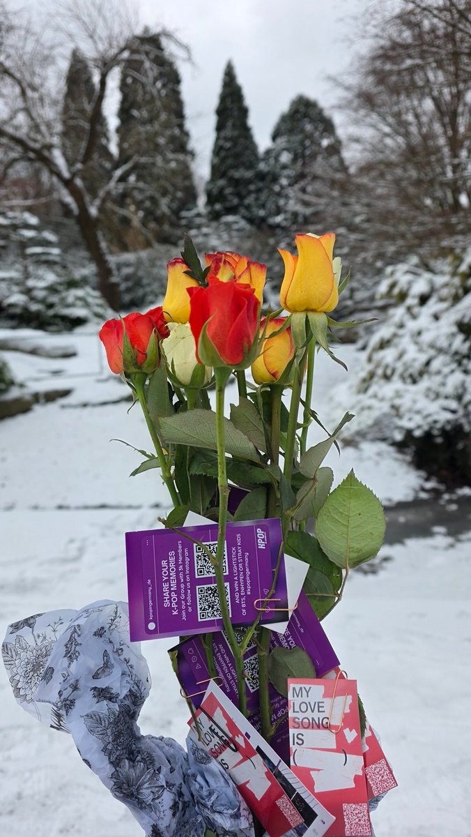 kpopingermanyde's tweet photo. Seoul, London, LA so: BTS Rosenwall 🌹
Deutschland... Wir selbst spielen Amore-Delivery ♥️🌹

Wo?
Hamburg - Planten un Blomen verteilen wir welche oder ihr findet noch welche im Rosengarten ♡

Happy Valentines Day ♡

#btsroses #BTSArirang #kpopingermany #btslovesong  #BTSxGQ https://t.co/F87JLX21OM