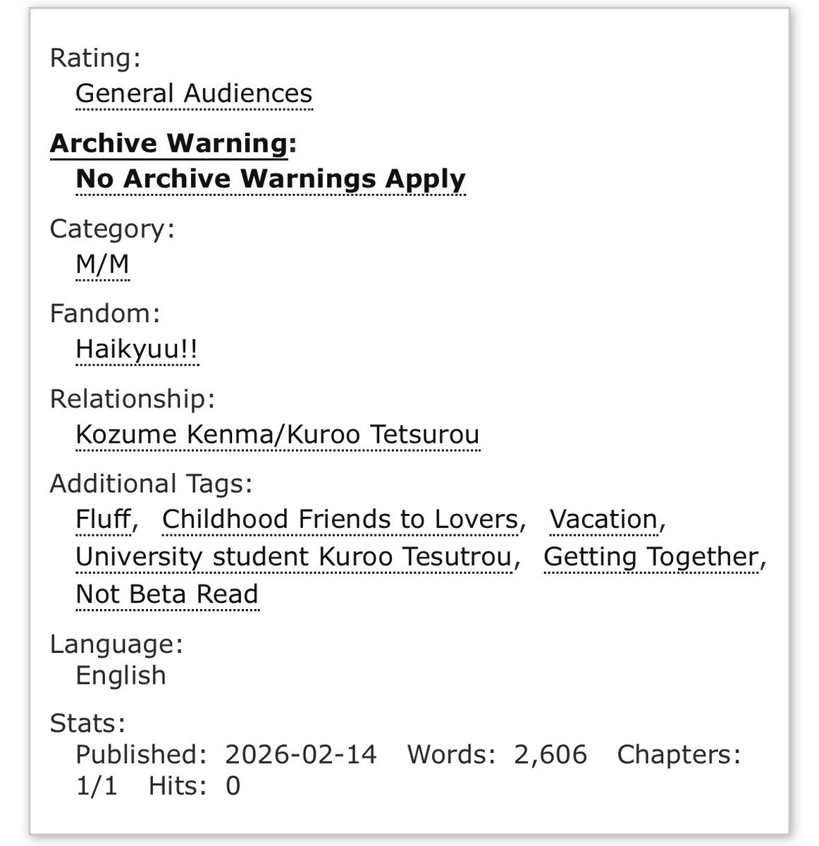 A little Valentines gift from me to you 🫶🏻

archiveofourown.org/works/79503631