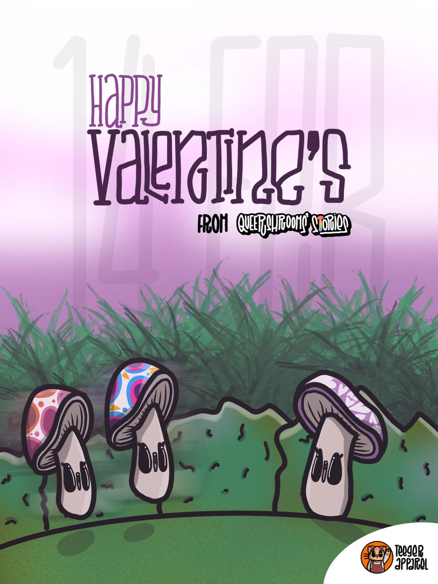 Happy Valentines From Queershrooms' Stories with Lolo, Mindy, Rose
#QueershroomsStories #TransArtist