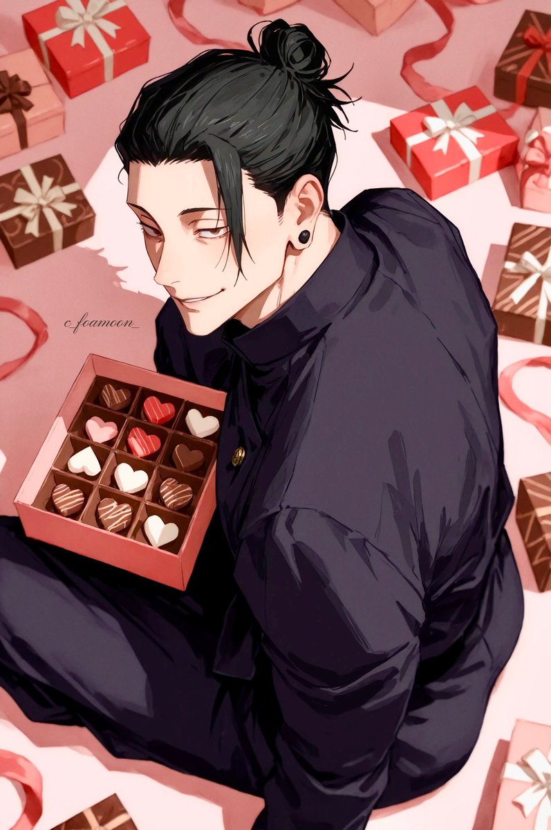 c_foamoon_'s tweet image. 君の、食べてもいいかい？

#ValentinesDay
#夏油傑 #GetoSuguru