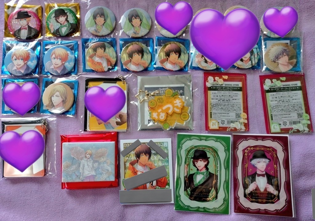 1 うたプリ シャニスト グラショ 缶バッジ ビジュカ フォト風 カード