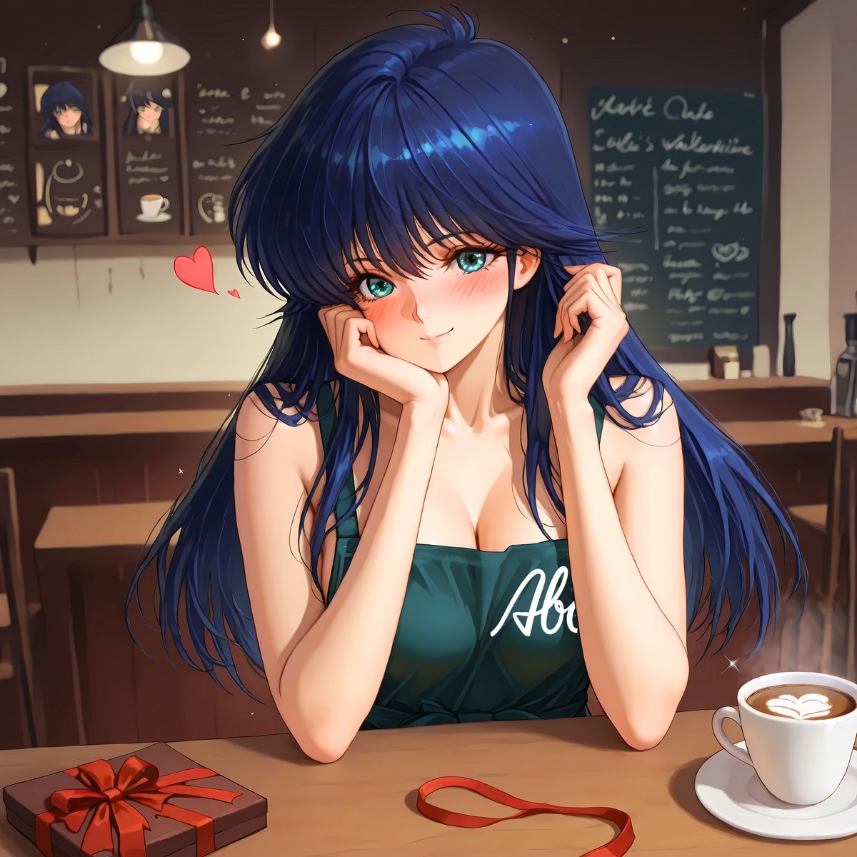 wollcraft3's tweet photo. 実は本命より上のランクがあることが判明しました！

『超本命！』この格好で、く　ち　う　つ　し💋

超本命は誰か！鮎川がこっそり教えてくれたので、プロフィール欄にメモっておきました💕

#バレンタインデイMADOKA 5
#鮎川まどか https://t.co/HEGN9jGrJV