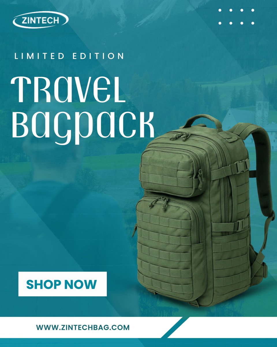 zintech_bag's tweet image. Adventure ready with the limited edition travel backpack 🎒✨ Durable, spacious, and built for every journey 🌍 Grab  now and travel smarter in style! 🚀
🌐 zintechbag.com
.
.
.
.
#Zintech #TravelBackpack #BackpackLife #TravelGear #AdventureReady #ShopNow