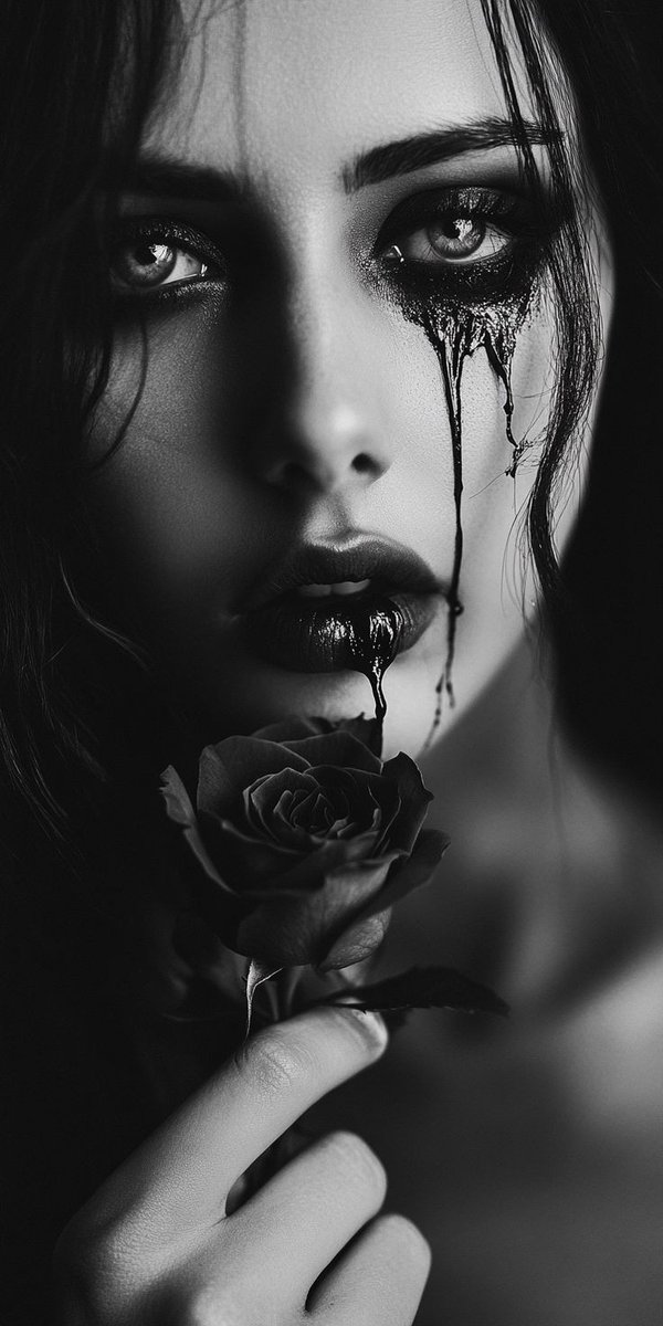 Ophiouk's tweet photo. "Mi amor, es un abismo lírico que se abre en el pecho como una flor nocturna bajo la luna de mis insomnios eternos" https://t.co/M2jKf6SpUA