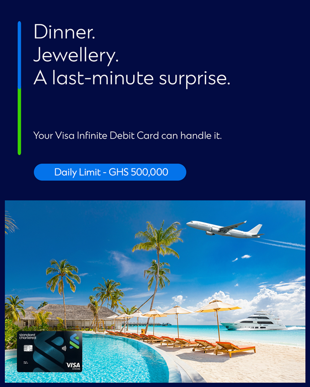 StanChartGH's tweet image. Dinner. Jewelry. One more surprise.
Confidence comes from knowing what your card can handle.
#NoLimitsLove #KnowYourCard #ValentinesDay #StandardChartered