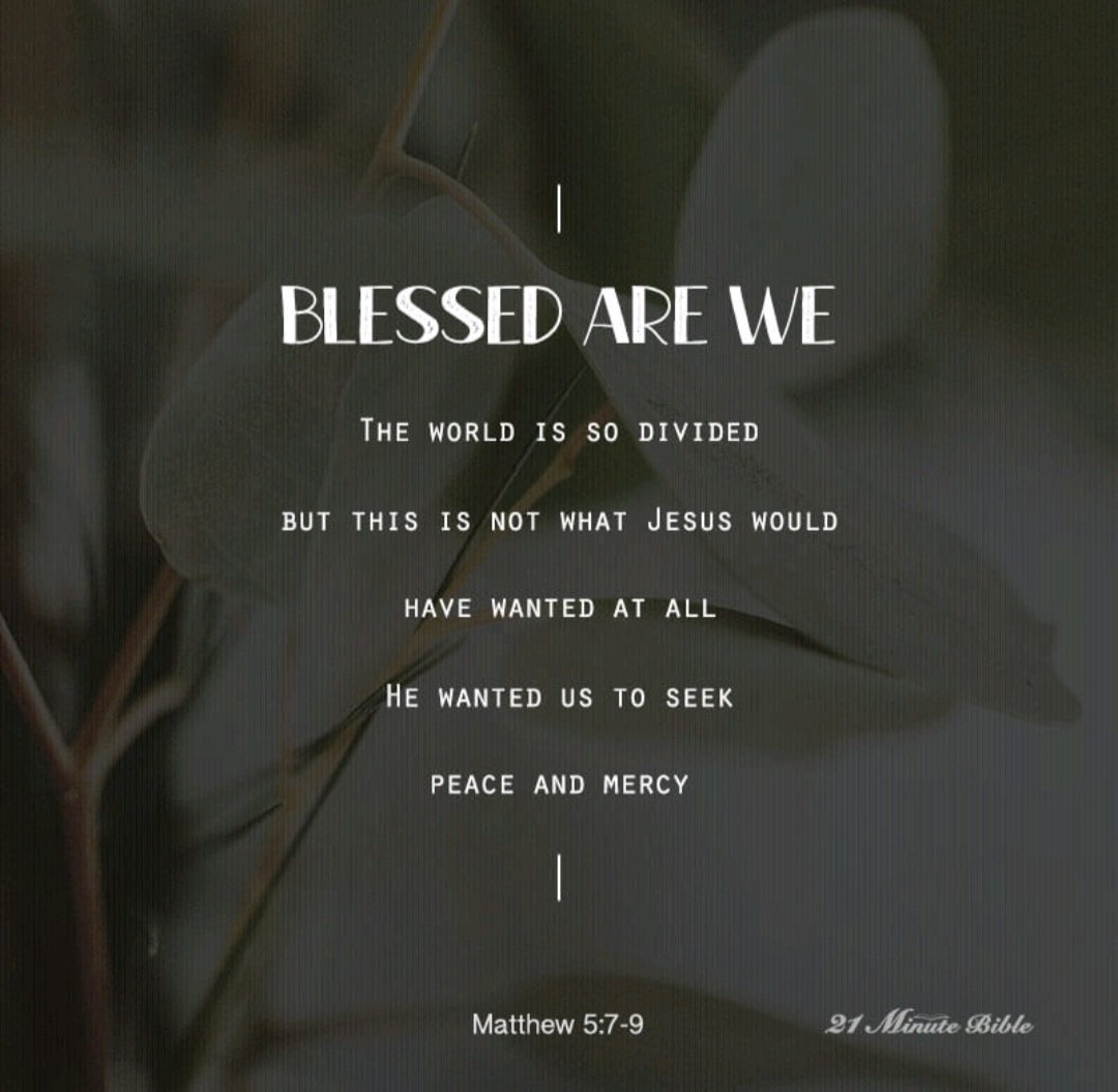 ToddTrotter3's tweet photo. Matthew 5:7-9
Blessed are the merciful: for they shall obtain mercy. Blessed are the pure in heart: for they shall see God. Blessed are the peacemakers: for they shall be called the children of God. https://t.co/Ij8uzM6aT4